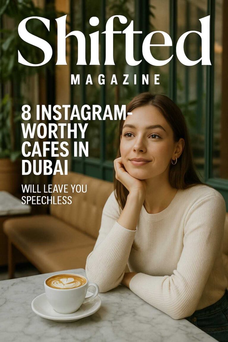 Shifted magazine cover cake