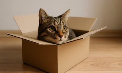 why do cats like boxes